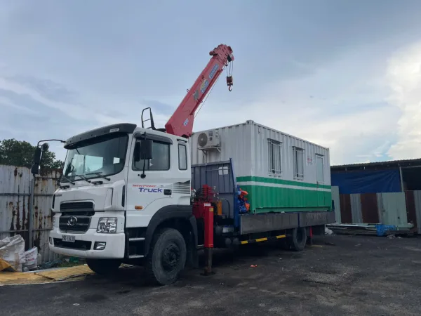 Cẩu trồng cây xanh đại thụ