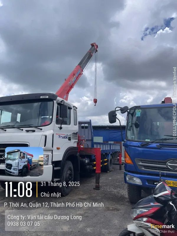 Rút container thiết bị dệt may